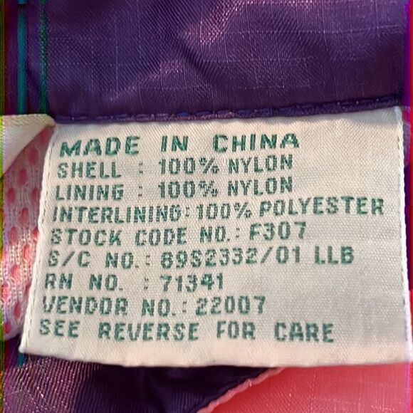 L.L. Bean Salmon/Grey HalfZip Pullover Long Sleeve Adjustable Windbreaker-Medium - Picture 15 of 16